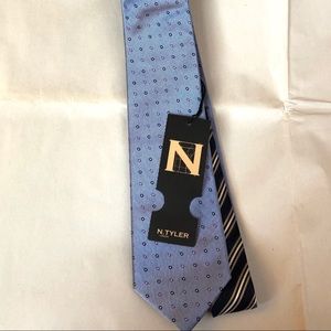 N. TYLER London Jacquard Silk Tie